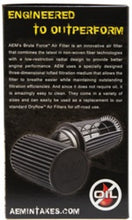 Load image into Gallery viewer, AEM 3 inch x 8 inch DryFlow Air Filter
