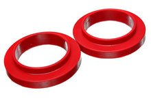 Load image into Gallery viewer, Energy Suspension Universal 3 3/4in ID 25 7/16in OD 3/4in H Red Coil Spring Isolators (2 per set)
