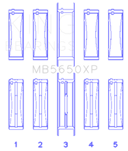 Load image into Gallery viewer, King Ford 370/429/460 16V OHV (Size .001) Crankshaft Main Bearing Set
