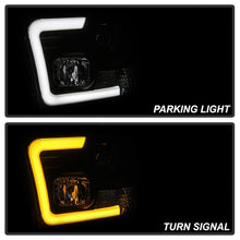 Load image into Gallery viewer, Spyder 09-16 Dodge Ram 1500 Ver 2 Proj Headlight - Light Bar Turn Signal - Blk - PRO-YD-DR09V2-SB-BK
