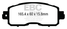 Load image into Gallery viewer, EBC 13+ Nissan Altima 2.5 (L33) Sedan Yellowstuff Front Brake Pads
