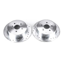 Load image into Gallery viewer, Power Stop 09-16 Toyota Venza Rear Evolution Drilled &amp; Slotted Rotors - Pair
