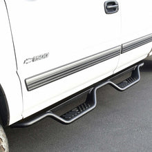 Load image into Gallery viewer, Westin 99-13 Chevrolet Silverado 1500 (Ext. Cab) Outlaw Drop Nerf Step Bars - Textured Black
