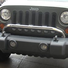 Load image into Gallery viewer, Rugged Ridge 07-18 Jeep Wrangler JK Stainless Steel Bumper Mounted Light Bar
