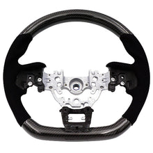 Load image into Gallery viewer, BLOX Racing 22+ Subaru Carbon/Alcantara Steering Wheel Black Stitching
