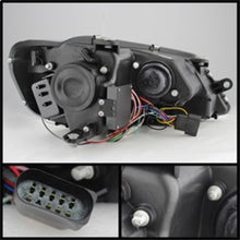 Load image into Gallery viewer, Spyder Volkswagen Jetta 11-14 Projector Headlights Halogen Light Tube DRL Blk PRO-YD-VJ11-LTDRL-BK

