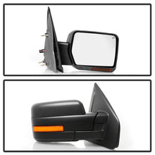 Load image into Gallery viewer, xTune 07-14 Ford F-150 Heated Amber Seq LED Signal OEM Pwr Mirrors (Pair) (MIR-03FF07-G2-PW-RAM-SET)
