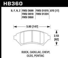 Load image into Gallery viewer, Hawk 97-08 Pontiac Grand Prix / 00-05 Chevrolet Monte Carlo LS/SS HPS 5.0 Street Front Brake Pads
