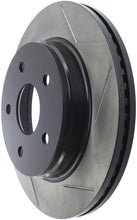 Load image into Gallery viewer, StopTech Power Slot 04-09 Dodge Durango / 02-05 Ram 1500 Front Left Slotted Rotor
