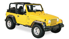 Load image into Gallery viewer, Bushwacker 97-06 Jeep TJ Fender Flares Large Pocket Style Euro Ribicon Conversion Package - Black
