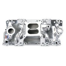Load image into Gallery viewer, Edelbrock Polished S/B Chevy RPM Air-Gap Manifold
