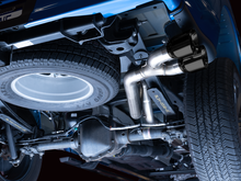 Load image into Gallery viewer, AWE 0FG 21+ Ford F150 Dual Side Exit Cat-Back Exhaust - 4.5in Diamond Black Tips
