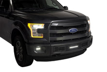 Load image into Gallery viewer, Putco 15-17 Ford F-150 - SS Black Bar Design w/10in Luminix Light Bar Bumper Grille Inserts
