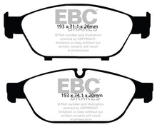 Load image into Gallery viewer, EBC 12+ Audi A6 Quattro 3.0 Supercharged Yellowstuff Front Brake Pads
