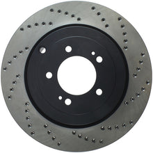 Load image into Gallery viewer, StopTech 08 Mitsubishi Evo AWD Drilled Left Rear Rotor
