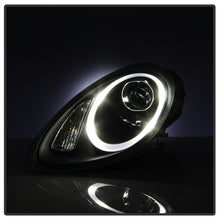 Load image into Gallery viewer, Spyder Porsche Cayman 05-08 Headlights - Halogen Model Only - DRL LED - Black PRO-YD-P98705-DRL-BK
