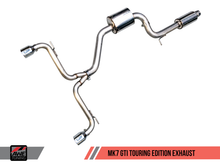 Load image into Gallery viewer, AWE Tuning VW MK7 GTI Touring Edition Exhaust - Diamond Black Tips
