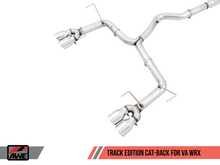 Load image into Gallery viewer, AWE Tuning Subaru WRX/STI VA/GV Sedan Track Edition Exhaust - Chrome Silver Tips (102mm)
