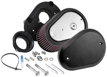 Load image into Gallery viewer, K&amp;N Street Metal Intake System Flare - Black LG Capacity for Harley Davidson

