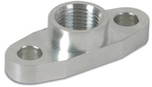 Load image into Gallery viewer, Vibrant Billet Aluminum Oil Drain Flange (T3 T3/T4 and T04) - tapped 1/2in NPT
