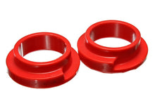 Load image into Gallery viewer, Energy Suspension Universal 2 1/8in ID 2 1/2in OD 5/8in H Red Coil Spring Isolators (2 per set)
