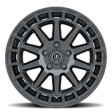 Load image into Gallery viewer, ICON Journey 17x8 5x4.5 38mm Offset 6in BS Satin Black Wheel
