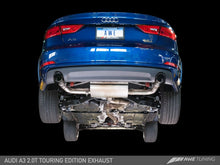 Load image into Gallery viewer, AWE Tuning Audi 8V A3 Touring Edition Exhaust - Dual Outlet Chrome Silver 90 mm Tips
