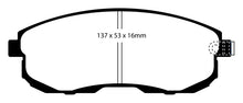 Load image into Gallery viewer, EBC 02 Infiniti G35 3.5 w/o DCS Bluestuff Front Brake Pads
