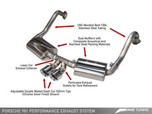 Load image into Gallery viewer, AWE Tuning Porsche 981 Performance Exhaust System - w/Chrome Silver Tips

