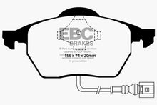 Load image into Gallery viewer, EBC 99-05 Volkswagen Beetle 1.8 Turbo Greenstuff Front Brake Pads
