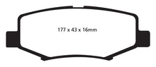 Load image into Gallery viewer, EBC 06-11 Dodge Nitro 3.7 Greenstuff Rear Brake Pads
