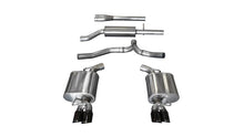 Load image into Gallery viewer, Corsa 11-14 Dodge Charger SXT 2.5in Sport Cat-Back Dual Rear Exit w/ Twin 3.0in Black Tips
