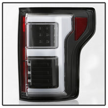Load image into Gallery viewer, Spyder 15-18 Ford F-150 Light Bar LED Tail Lights (w/Blind Spot) - Black (ALT-YD-FF15015BS-LBLED-BK)
