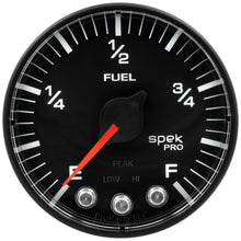 Load image into Gallery viewer, Autometer Spek-Pro Gauge Fuel Level 2 1/16in 0-270 Programmable Blk/Blk
