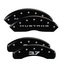 Load image into Gallery viewer, MGP Rear set 2 Caliper Covers Engraved Rear Tiffany Snake Yellow finish black ch
