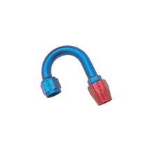 Load image into Gallery viewer, Russell Performance -6 AN Red/Blue 180 Degree Full Flow Hose End (1in Centerline Radius)
