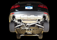 Load image into Gallery viewer, AWE Tuning Audi B8.5 All Road Touring Edition Exhaust - Dual Outlet Polished Silver Tips
