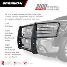 Load image into Gallery viewer, Go Rhino 19-20 Chevrolet Silverado 1500 3000 Extreme Series StepGuard - Textured Black
