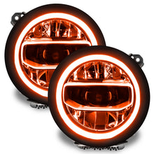 Load image into Gallery viewer, Oracle Jeep Wrangler JL/Gladiator JT RGB+W Headlight DRL Upgrade Kit - ColorSHIFT w/ BC1 Controller
