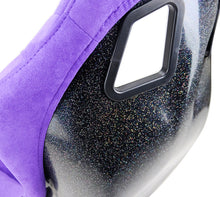 Load image into Gallery viewer, NRG FRP Bucket Seat PRISMA Edition w/ Pearlized Back Purple Alcantara - Medium
