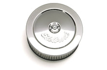 Load image into Gallery viewer, Edelbrock Air Cleaner Pro-Flo Series Round Steel Top Paper Element 6In Dia X 3 625In Chrome
