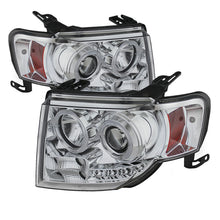 Load image into Gallery viewer, Spyder Ford Escape 08-12 Projector Headlights Halogen Model Only - DRL Chrome PRO-YD-FES08-DRL-C
