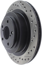 Load image into Gallery viewer, StopTech 06-07 Subaru Impreza WRX (Exc STi) Slotted &amp; Drilled Left Rear Rotor
