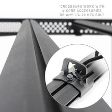 Load image into Gallery viewer, Go Rhino 16-23 Toyota Tacoma DC Ceros Low Profile Roof Rack - Tex. Blk
