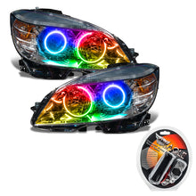 Load image into Gallery viewer, Oracle 08-11 Mercedes Benz C-Class Pre-Assembled Headlights - Chrome Housing - ColorSHIFT
