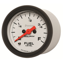 Load image into Gallery viewer, Autometer Phantom 52mm Full Sweep Electronic Fuel Level Programmable Empty-Full Range
