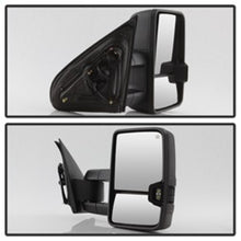 Load image into Gallery viewer, xTune Chevy Silverado 14-16 Heated Smoke LED Signal Telescoping Mirrors MIR-CSIL14S-G2-PWH-SM-SET
