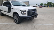 Load image into Gallery viewer, Road Armor 15-17 Ford F150 SPARTAN Front Bumper Bolt-On Pre-Runner Guard - Tex Blk

