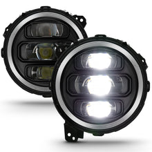 Load image into Gallery viewer, ANZO 2018-2019 Jeep Wrangler Full Led ProjectorH.L Black

