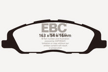 Load image into Gallery viewer, EBC 13-14 Ford Mustang 3.7 (A/T+Performance Pkg) Redstuff Front Brake Pads
